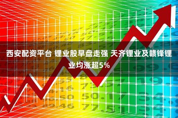 西安配资平台 锂业股早盘走强 天齐锂业及赣锋锂业均涨超5%
